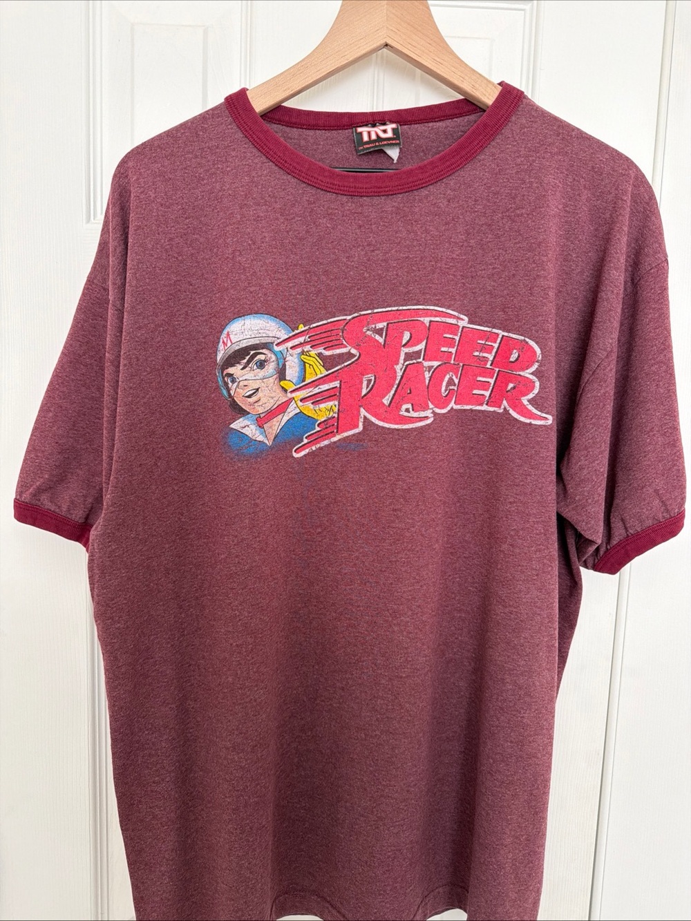 Speed Racer Graphic Tee - Maroon